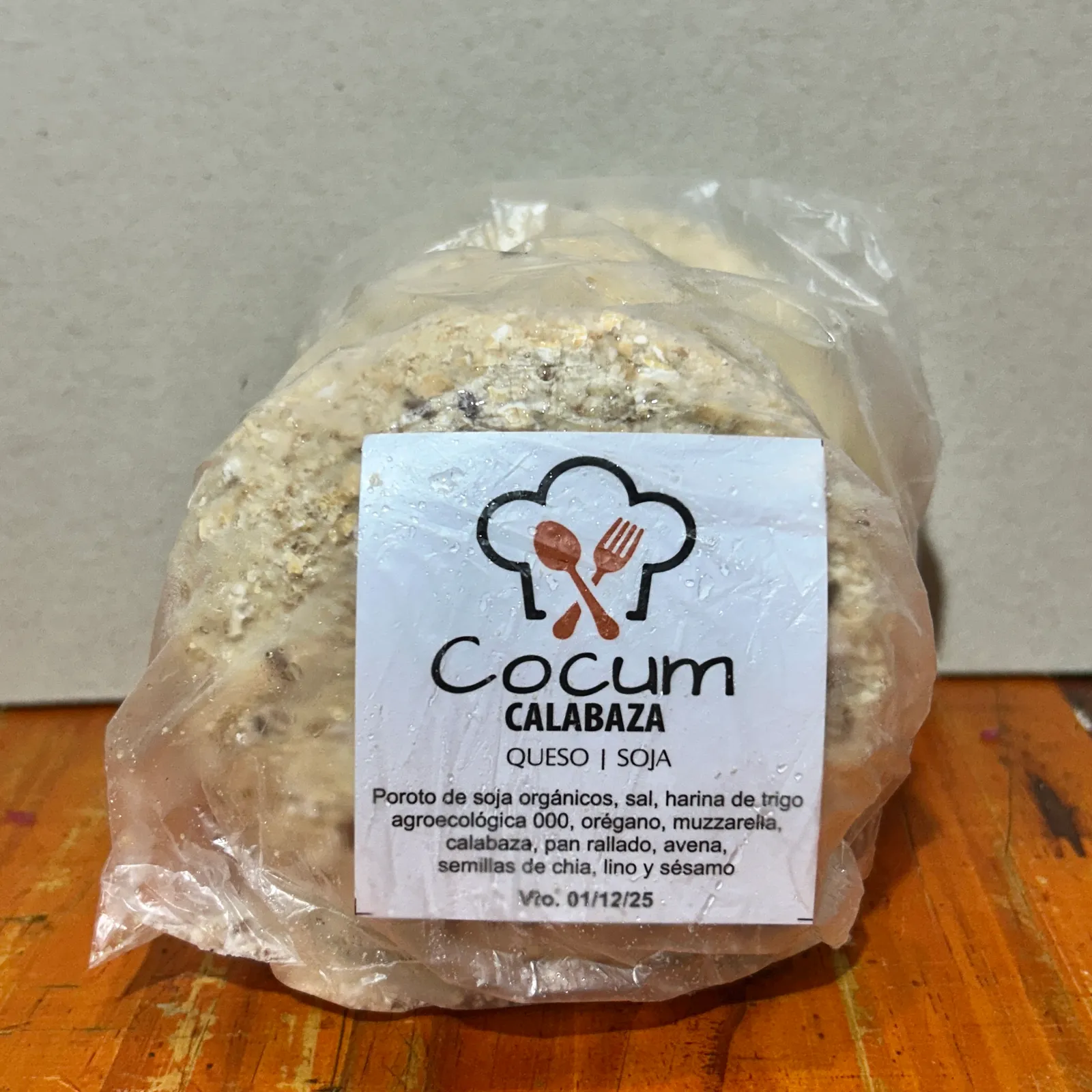 Medallones COCUM Rellenas Calabaza y Queso - 4 Unidades
