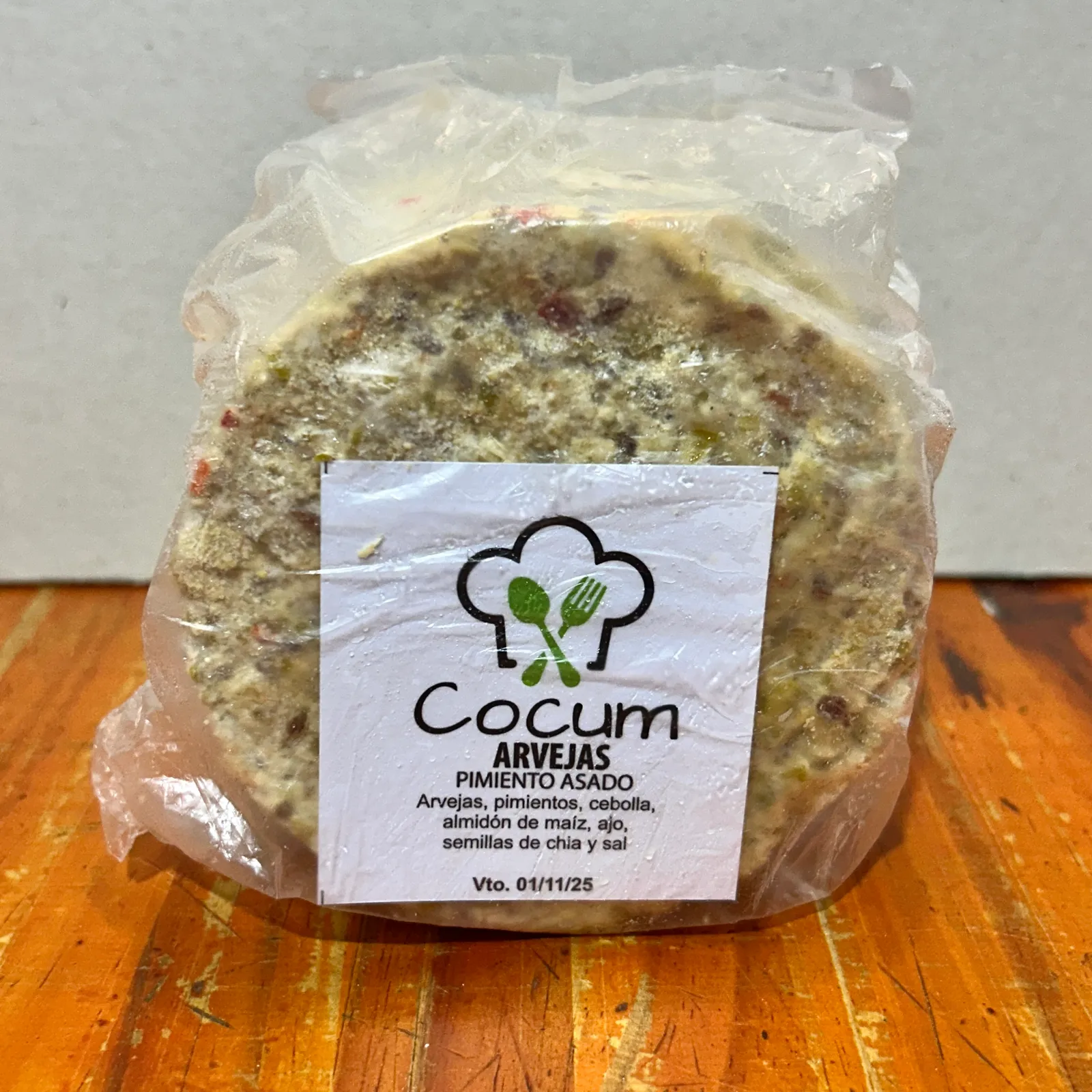 Medallones COCUM Simples Arveja - 4 Unidades