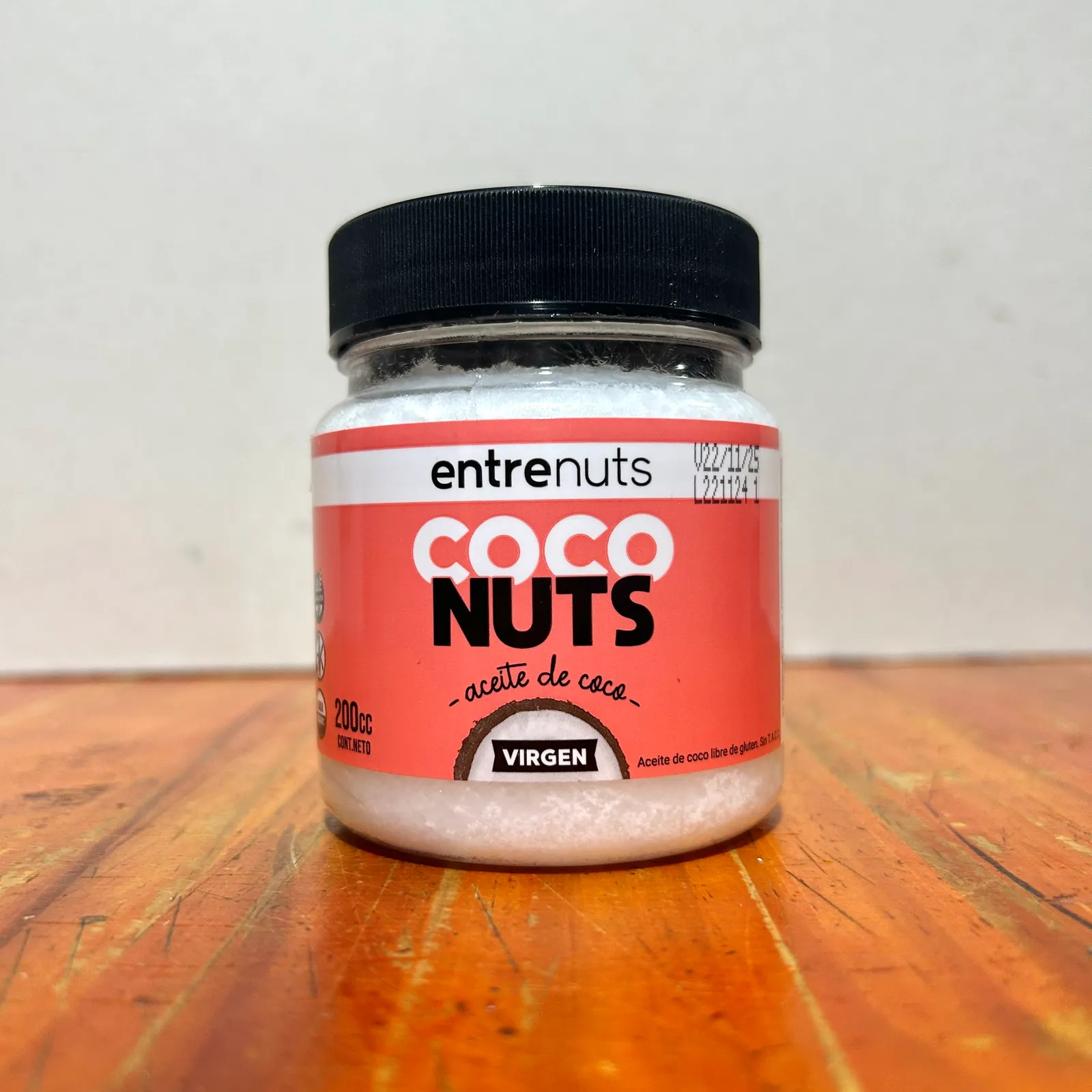 Aceite de Coco ENTRENUTS vírgen 200cc