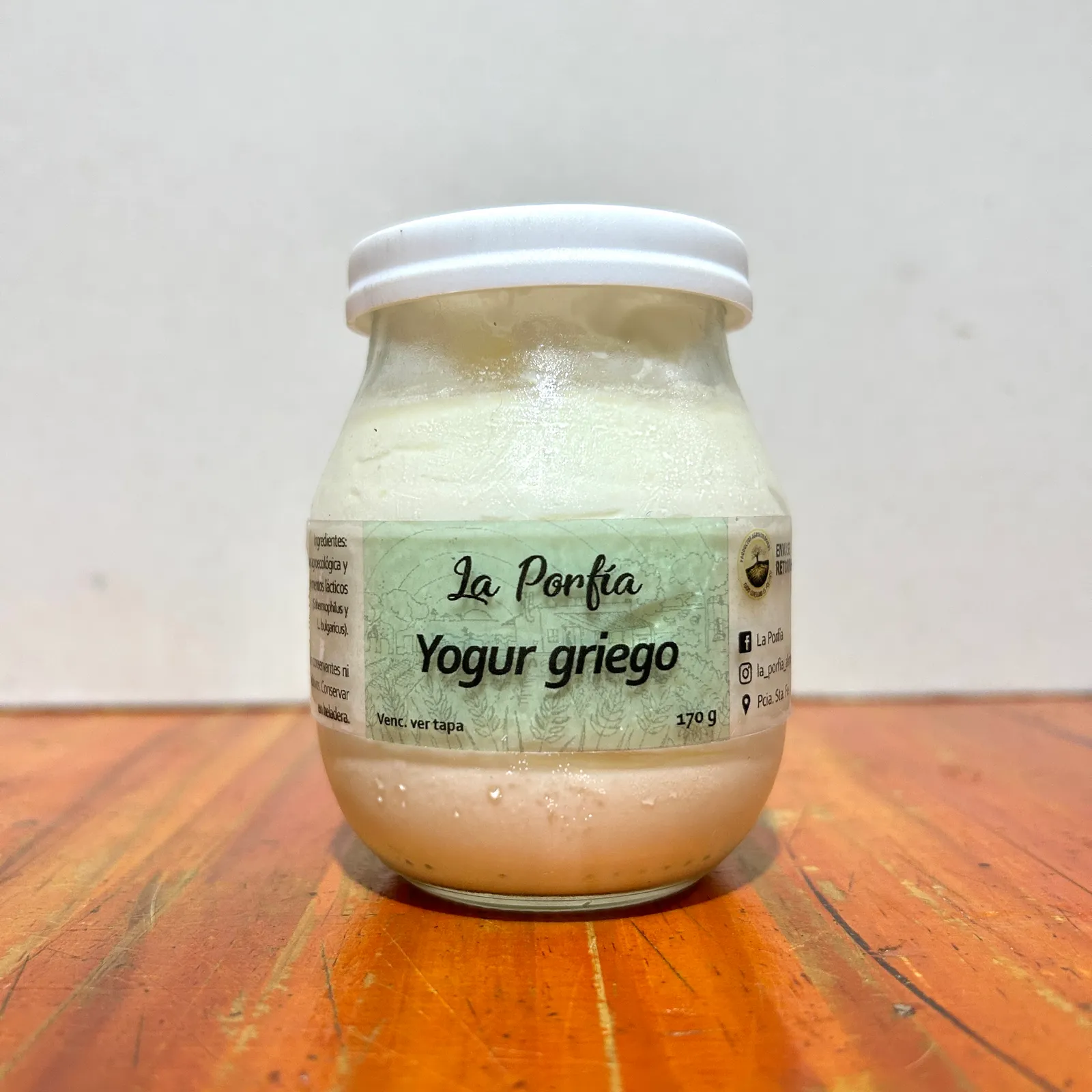 Yogurt griego LA PORFÍA 170g