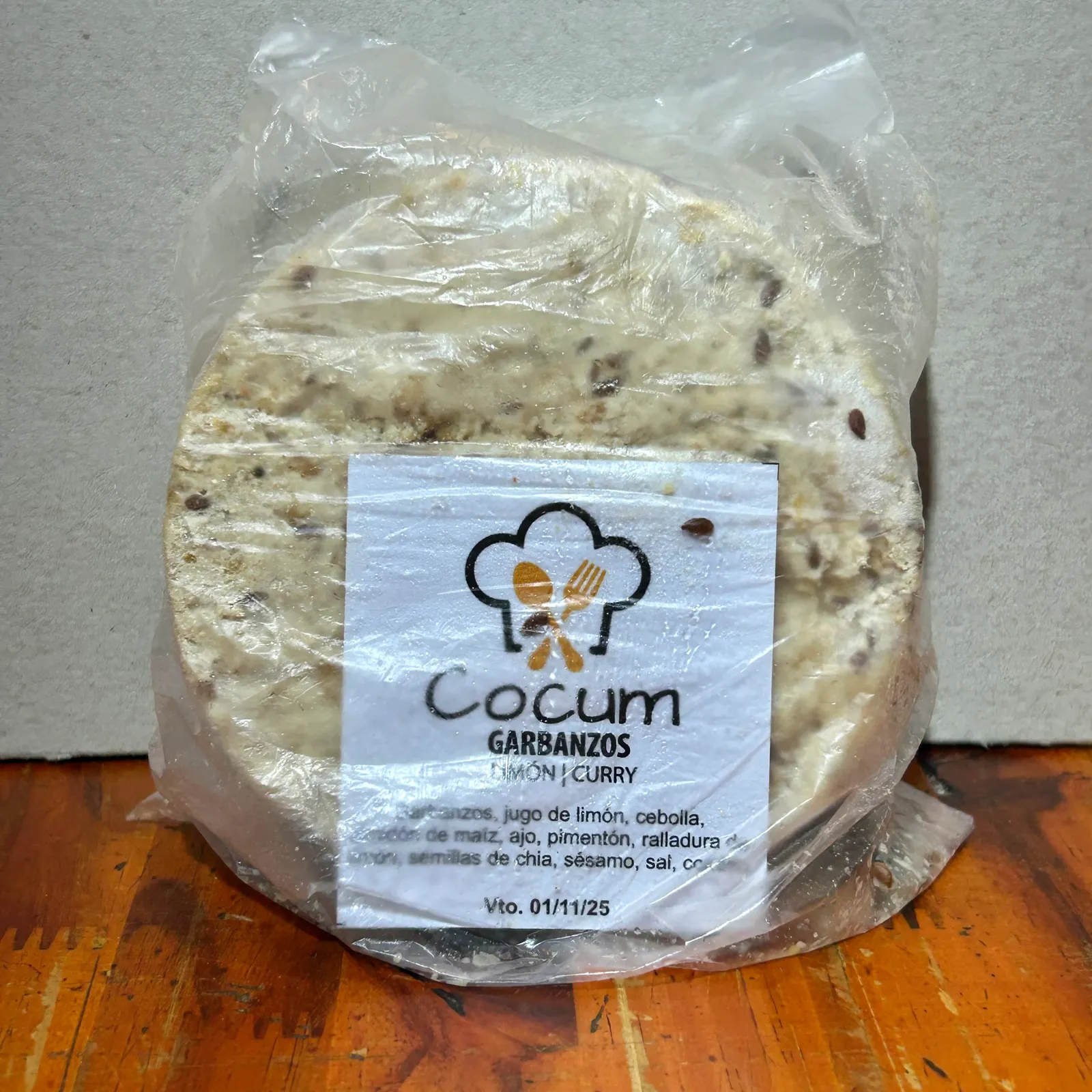 Medallones COCUM Simples Garbanzo - 4 Unidades